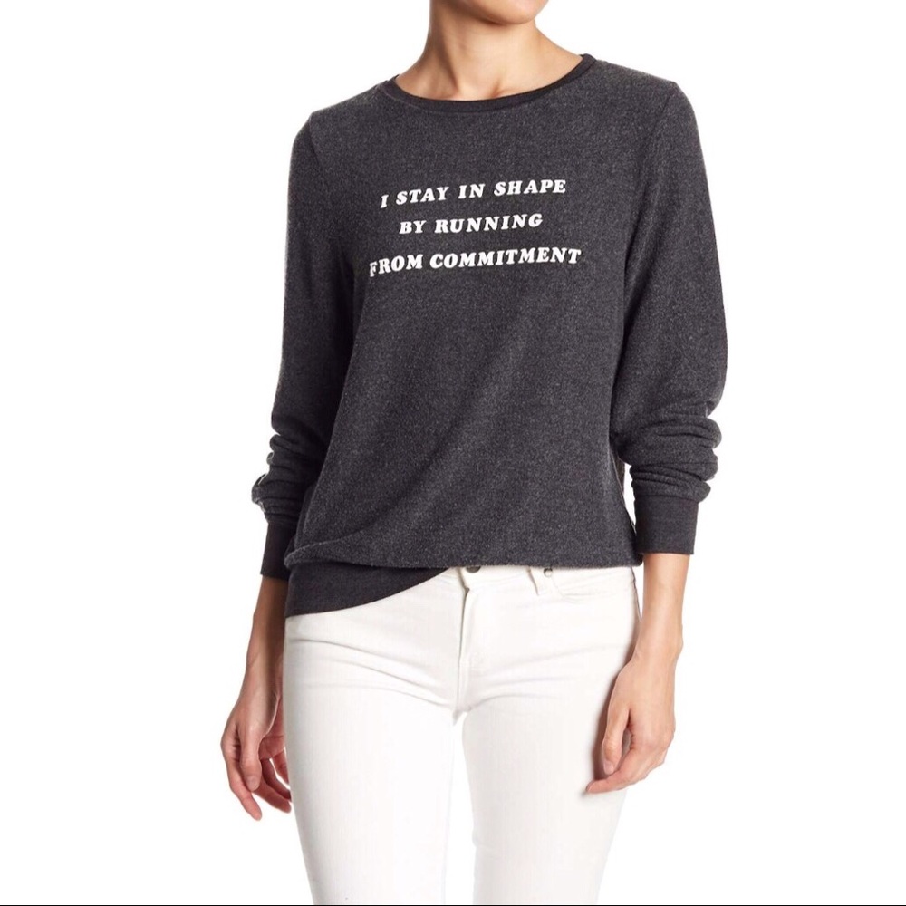 Wildfox Forever Single Baggy Beach Bum Sweater New - Picture 2 of 6